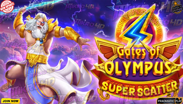 Gates of Olympus Super Scatter: Main di Jam Ini Peluang JP Naik 90%!
