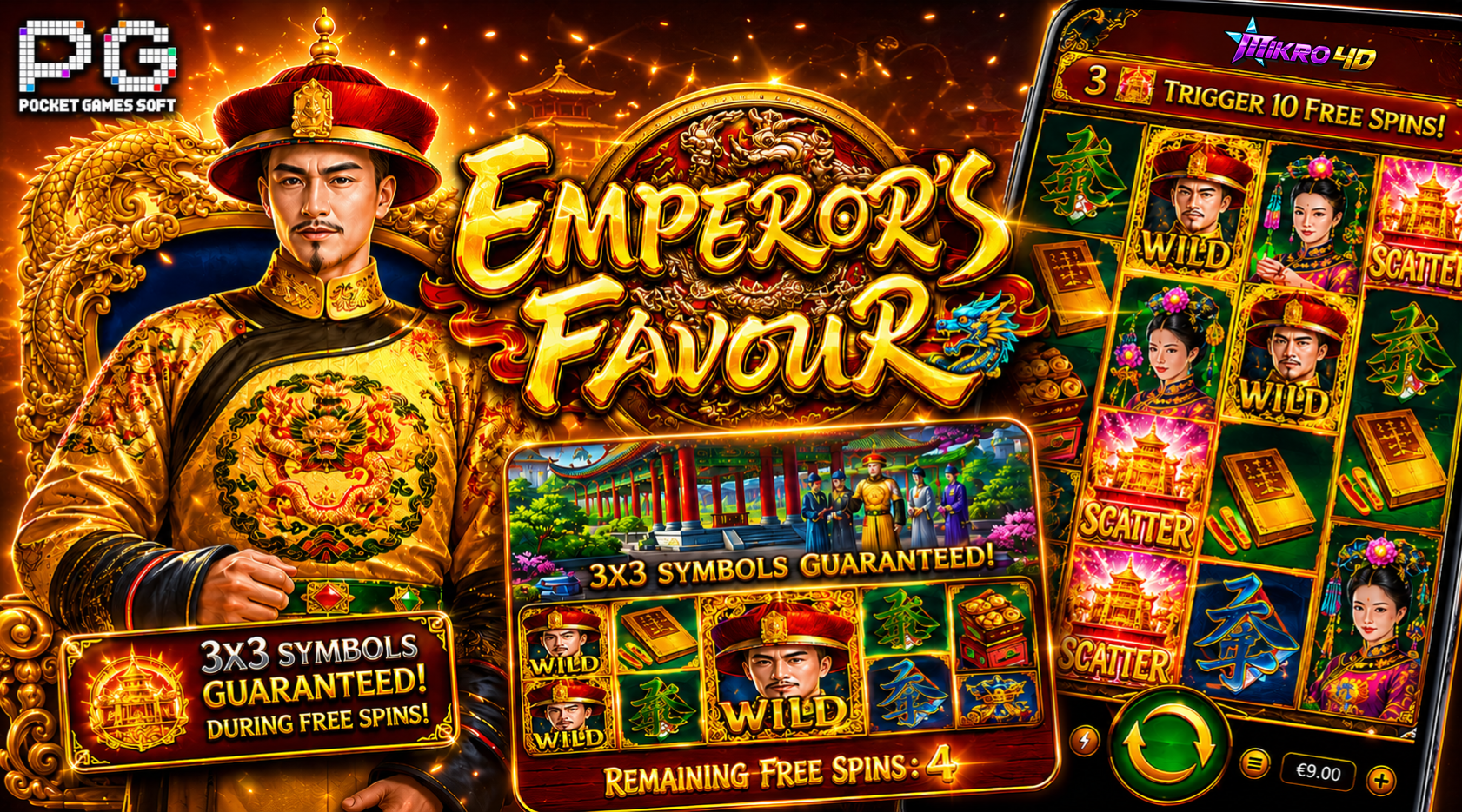 Slot Emperors Favour: Wild Kaisar Banjiri Kemenangan