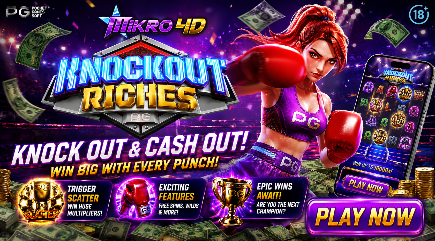 Slot Knockout Riches: Tinju Cuan Tanpa Ampun