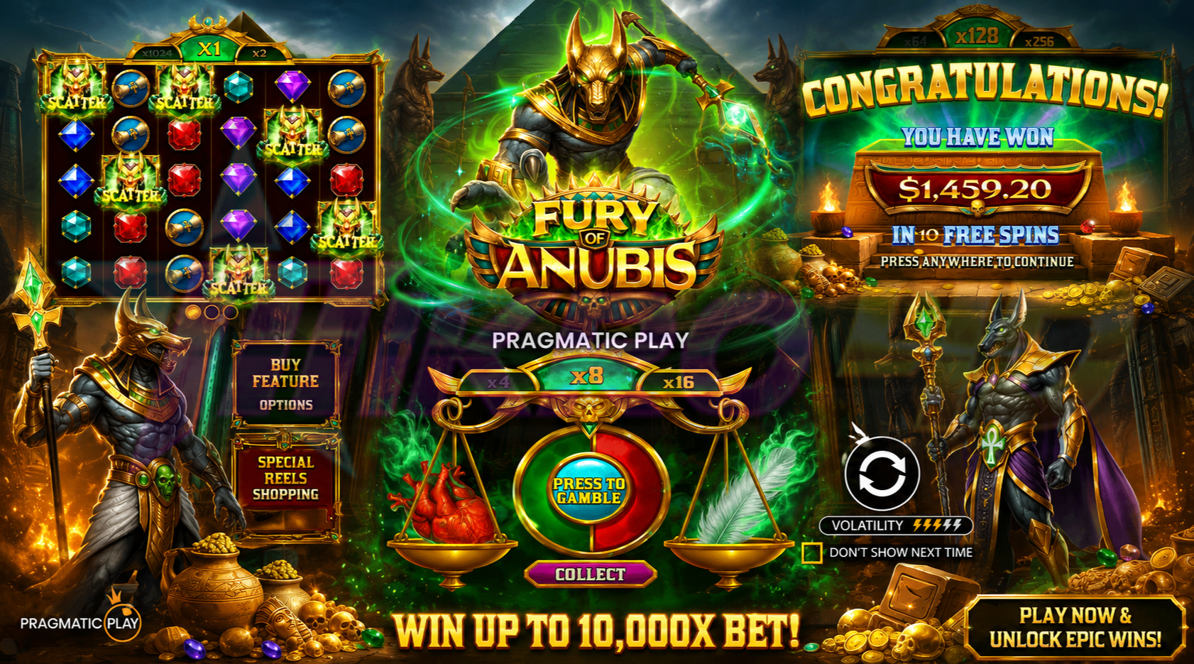 Slot Fury of Anubis: Harta Anubis Siap Meledak