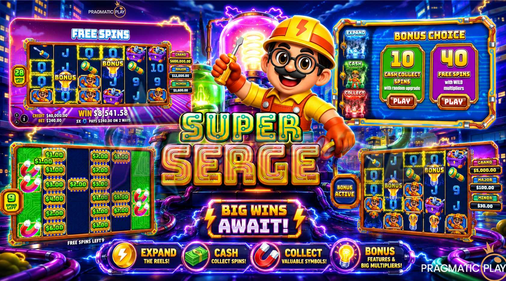 Slot Super Serge: Adu Keberanian, Kejar Jackpot Spektakuler!